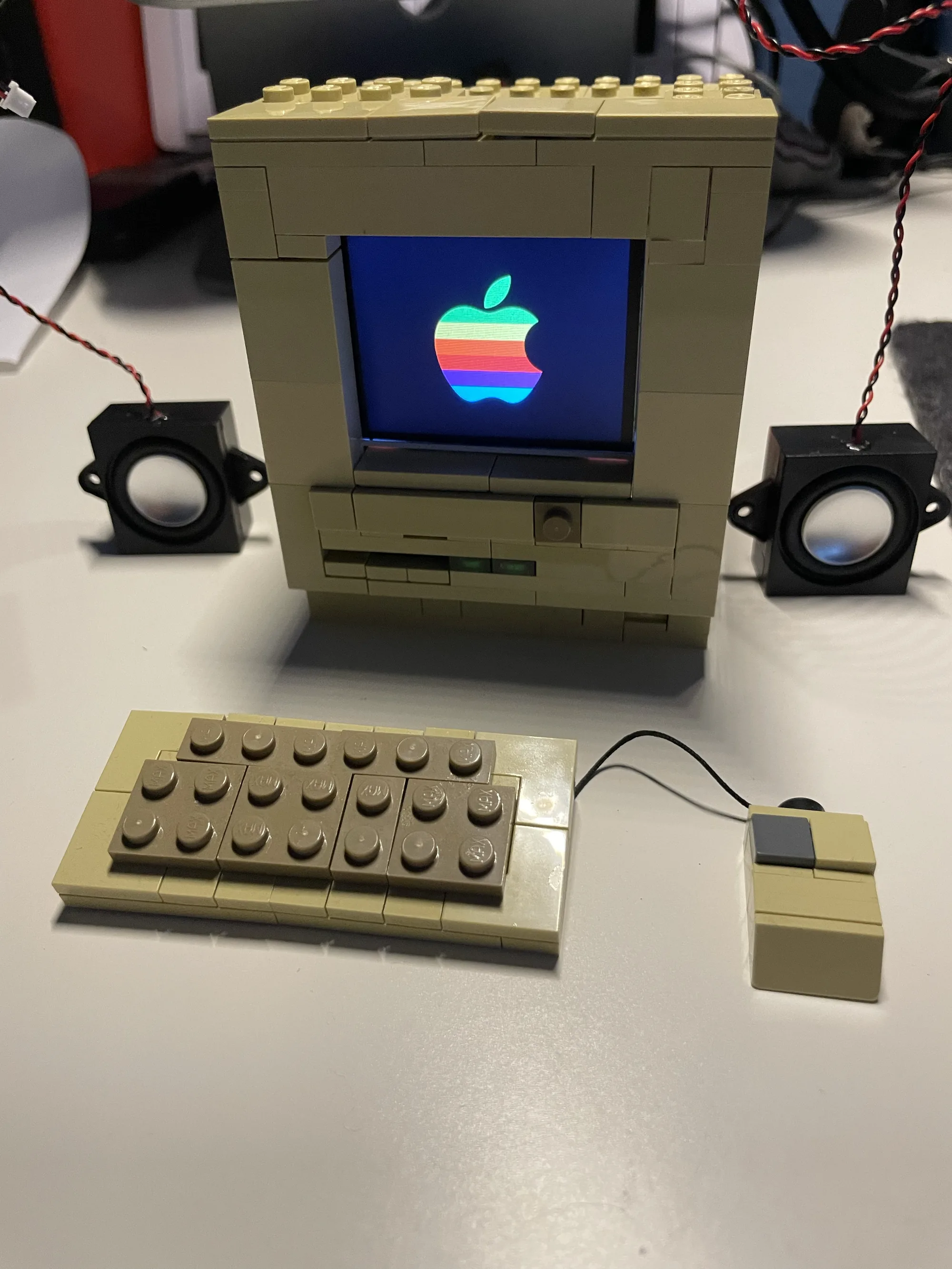 Assembled compact-Mac shell